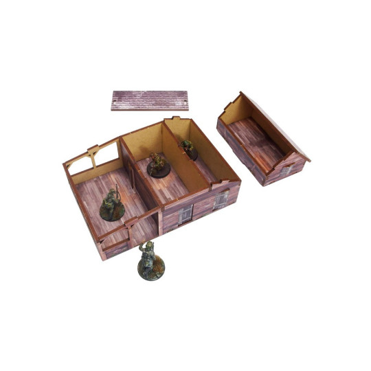 WW2 Ostfront Village Workshop (1) (28mm)