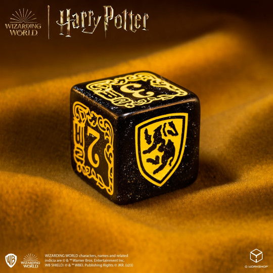 Harry Potter. Zestaw Kości Modern Hufflepuff - Czarny