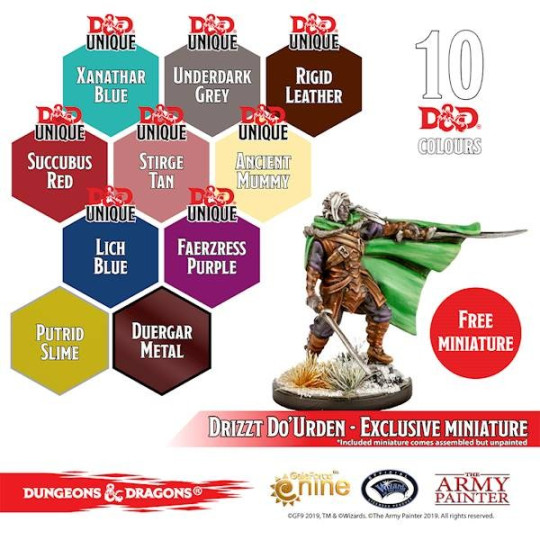 The Army Painter: Dungeons & Dragons Nolzur's Marvelous Pigments - Underdark Paint Set