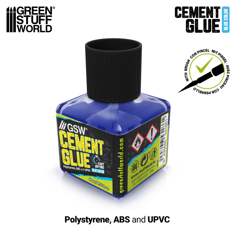 Blue Cement glue for plastics 40ml