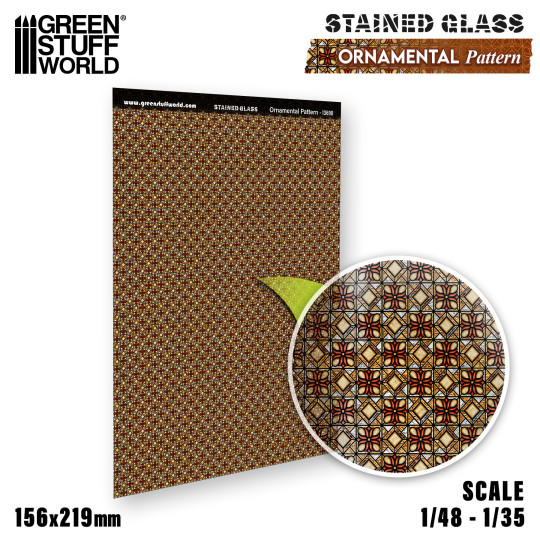 Ornamental Pattern Stained Glass