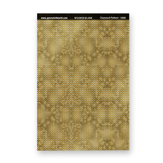 Diamond Pattern Stained Glass