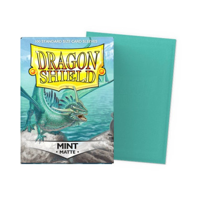 Dragon Shield Standard Sleeves - Matte Mint (100 Sleeves)