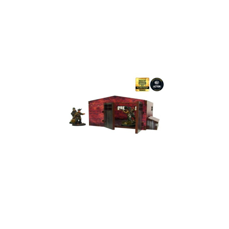 WW2 Normandy Large Brick Shed