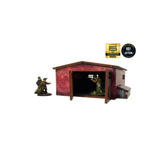 WW2 Normandy Large Brick Shed