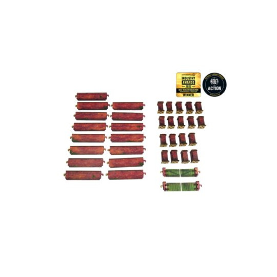 WW2 Normandy Wall w. Gate (low)