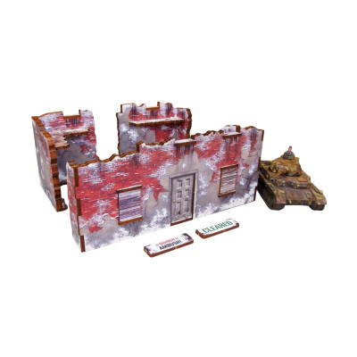 WW2 Achtung Panzer Normandy Winter Ruin 1 (28mm)