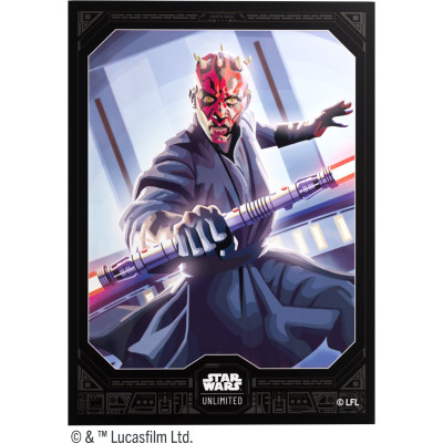 Gamegenic: Star Wars Unlimited Card Game - Premium Art Sleeves - Darth Maul