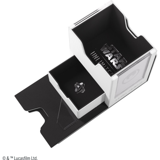 Gamegenic: Star Wars Unlimited Card Game - Twin Suns Deck Pod - White / Black