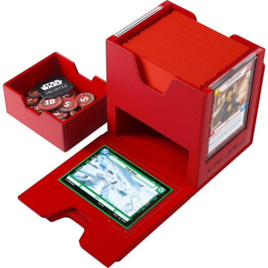 Gamegenic: Star Wars Unlimited Card Game - Twin Suns Deck Pod - Red
