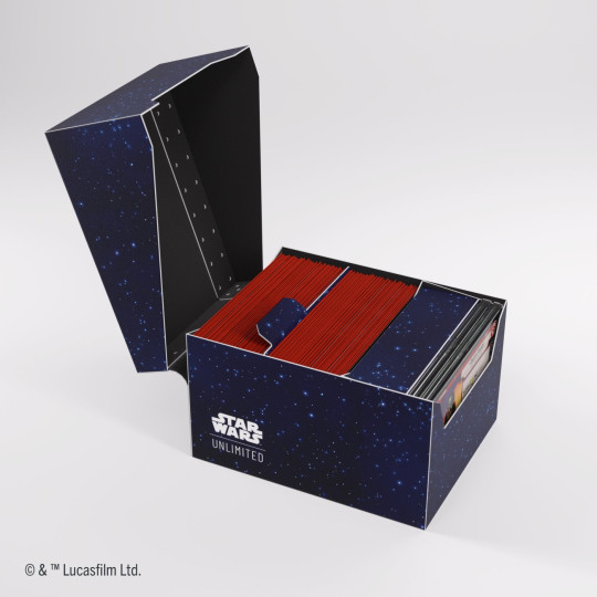 Gamegenic: Star Wars Unlimited Card Game - Twin Suns Soft Crate - Card Back Blue