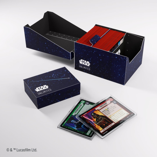 Gamegenic: Star Wars Unlimited Card Game - Twin Suns Soft Crate - Card Back Blue