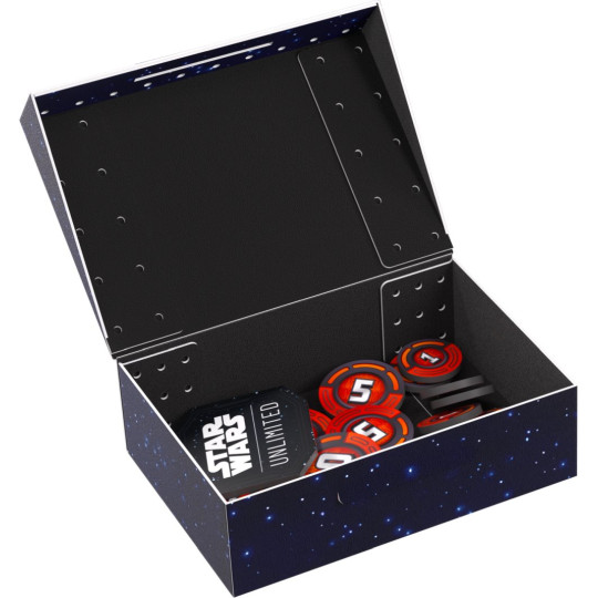 Gamegenic: Star Wars Unlimited Card Game - Twin Suns Soft Crate - Card Back Blue