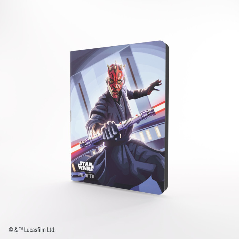 Gamegenic: Star Wars Unlimited Card Game - 18-Pocket Album - Darth Maul & Qui-Gon Jinn