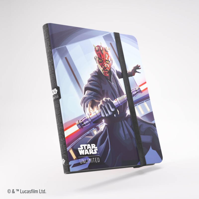 Gamegenic: Star Wars Unlimited Card Game - 18-Pocket Album - Darth Maul & Qui-Gon Jinn