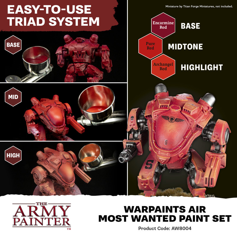 The Army Painter: Warpaints Air - Most Wanted Paint Set