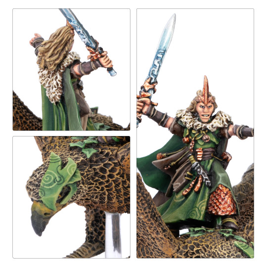 Wood Elf Noble on Great Eagle