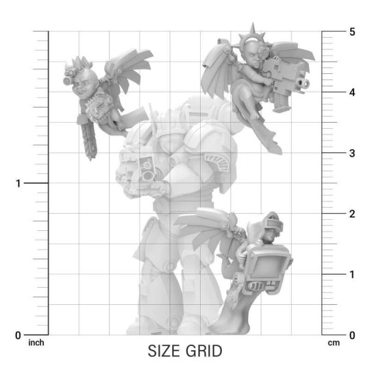 Cherubs 40k - Cyber Cherubs Servitors