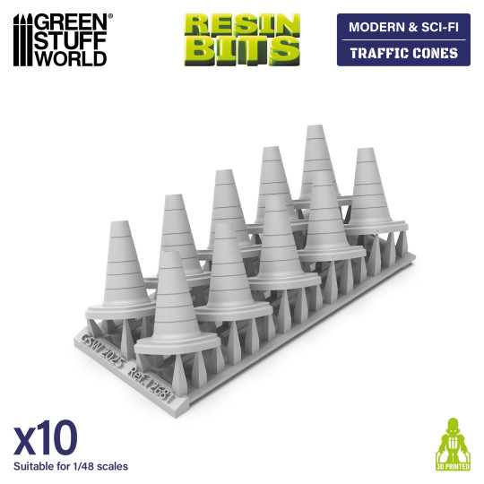 Traffic Cones 1:48
