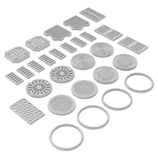 Manhole Covers 1:48-1:35