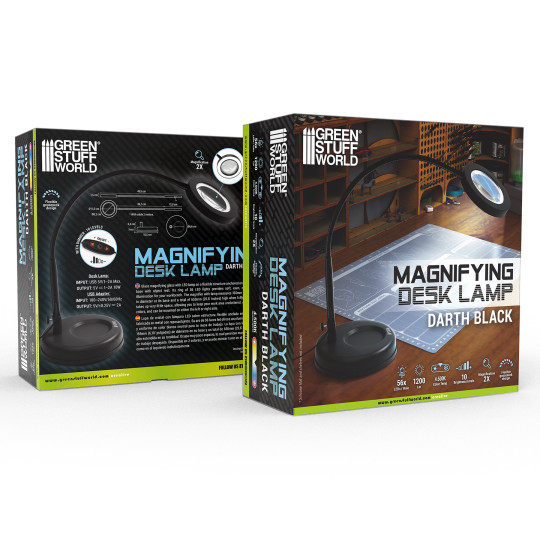 Magnifying desk lamp - Darth Black