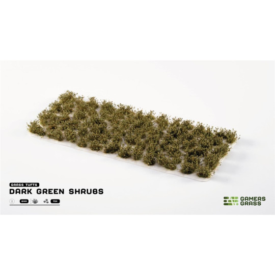 Gamers Grass: Dark Green Shrubs