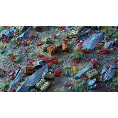 Gamers Grass: Garnet Tulip Tiny Flowers