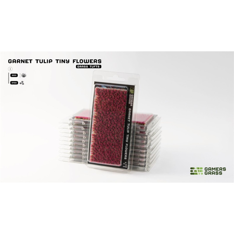Gamers Grass: Garnet Tulip Tiny Flowers