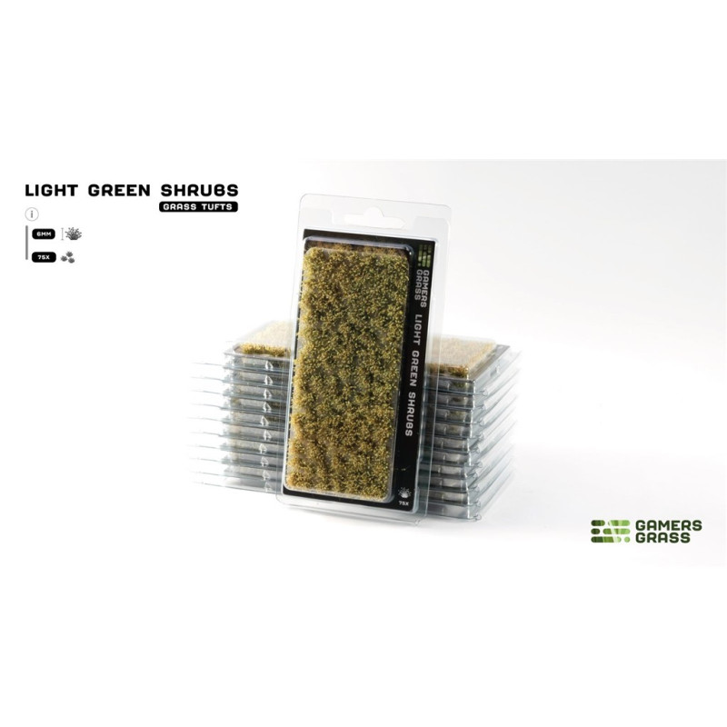 Gamers Grass: Light Green Shrubs