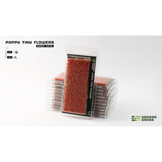 Gamers Grass: Poppy Tiny Flowers