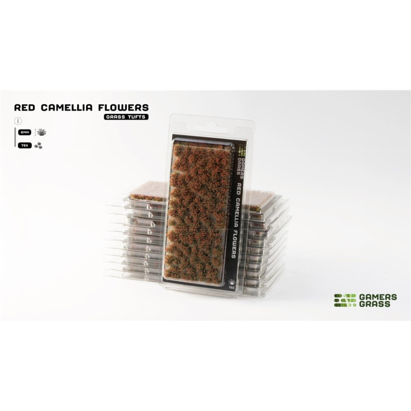Gamers Grass: Red Camellia Flowers
