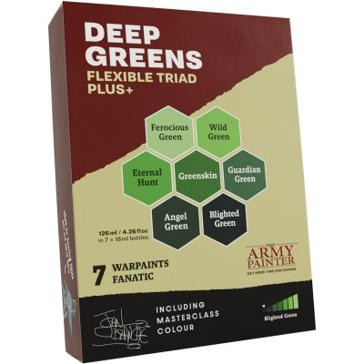 The Army Painter: Flexible Triad PLUS+ - Deep Greens
