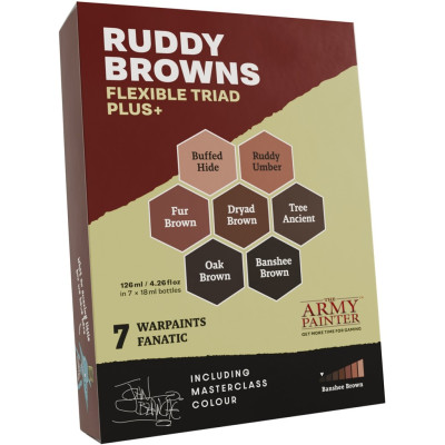 The Army Painter: Flexible Triad PLUS+ - Ruddy Browns