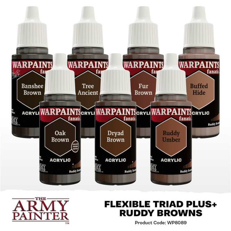 The Army Painter: Flexible Triad PLUS+ - Ruddy Browns