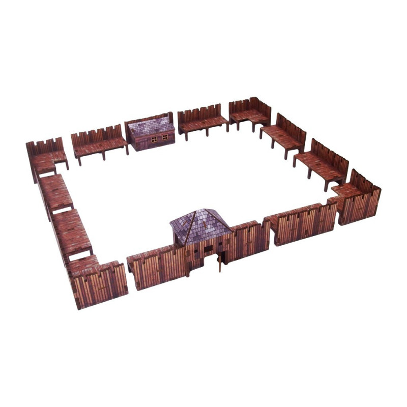 New World Fort (13) PREPAINTED 15mm Epic scale