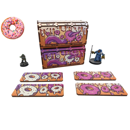 Imperial Donut WTC Containers (2) PREPAINTED