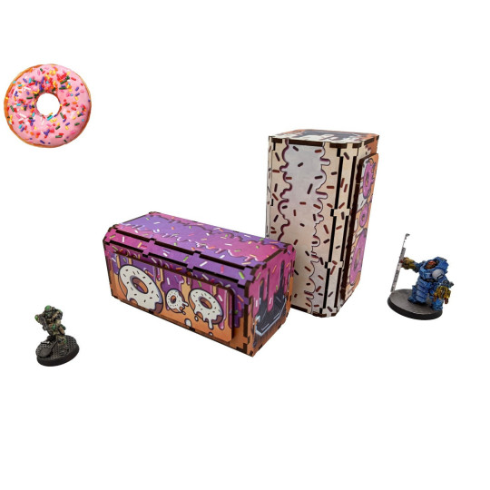 Imperial Donut WTC Containers (2) PREPAINTED