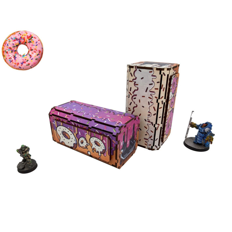 Imperial Donut WTC Containers (2) PREPAINTED