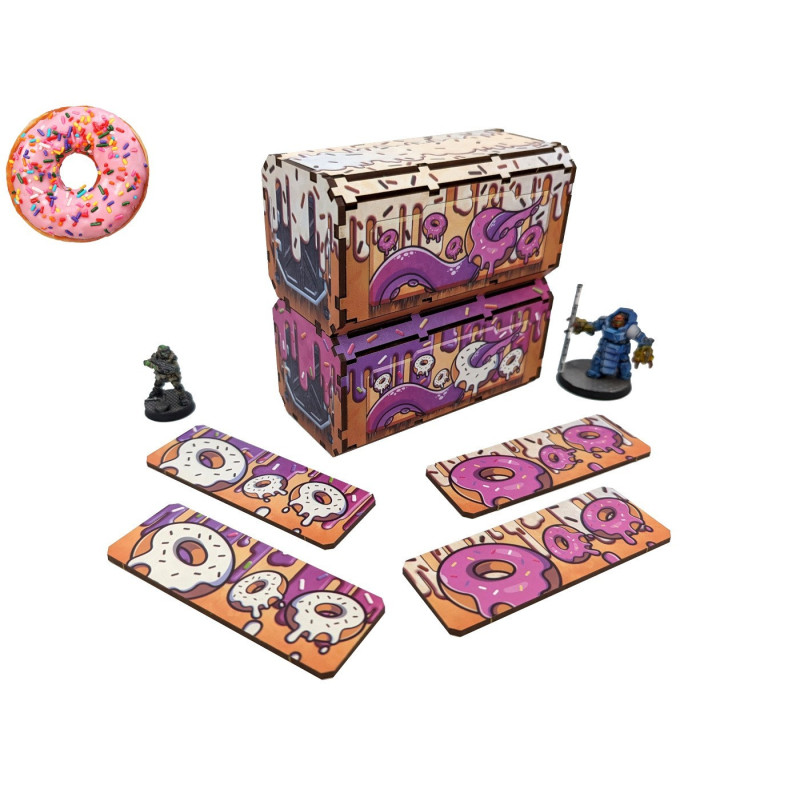 Imperial Donut WTC Containers (2) PREPAINTED