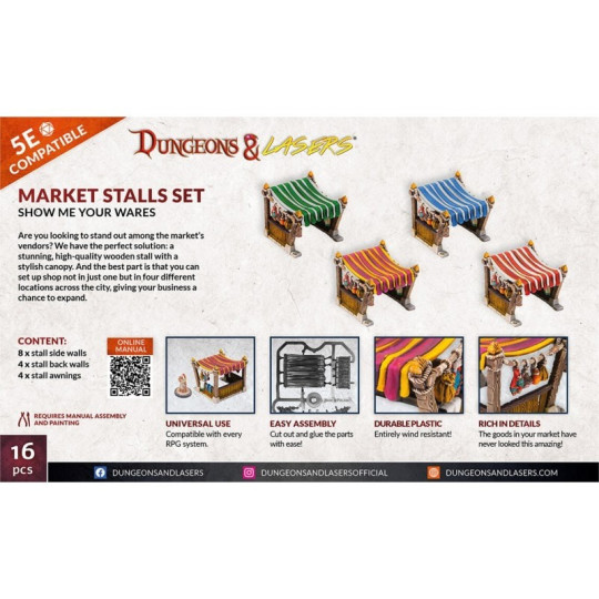 MARKET STALLS SET