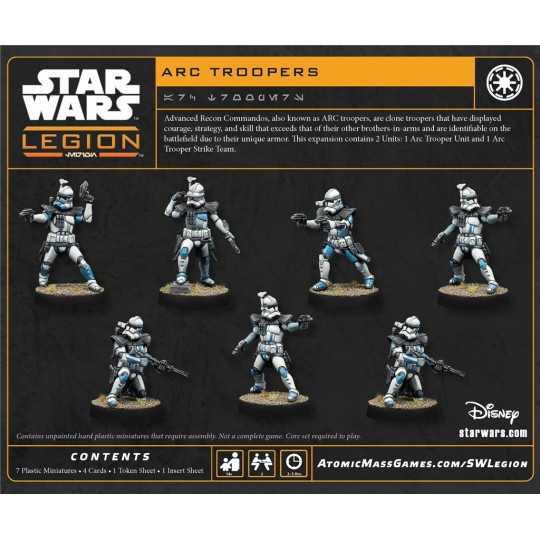 Star Wars Legion 2.0: ARC Troopers Unit Expansion