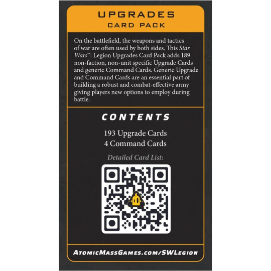Star Wars Legion 2.0: Upgrades Card Pack
