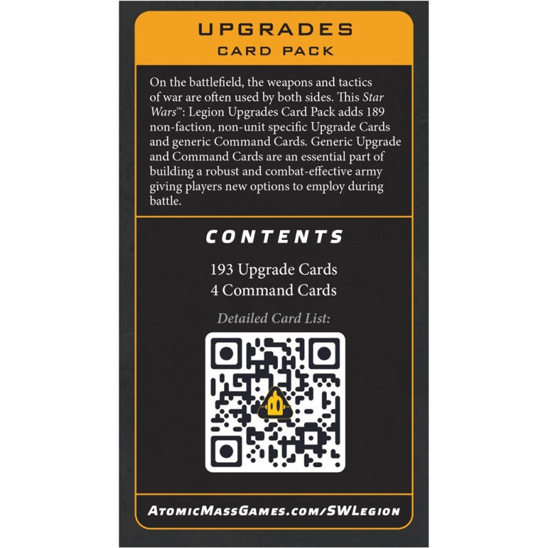 Star Wars Legion 2.0: Upgrades Card Pack