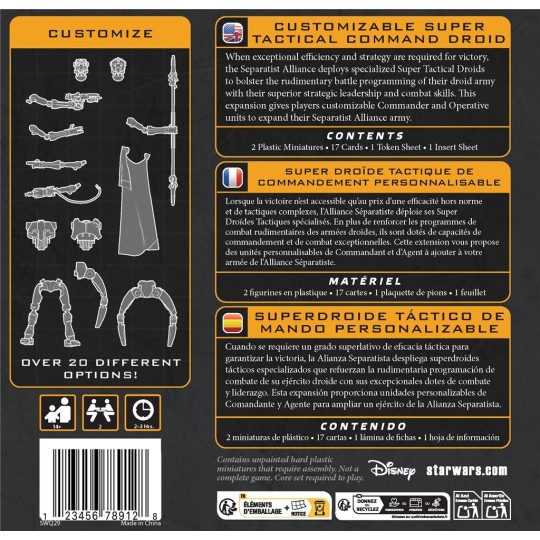 Star Wars Legion 2.0: Customizable Super Tactical Command Droid