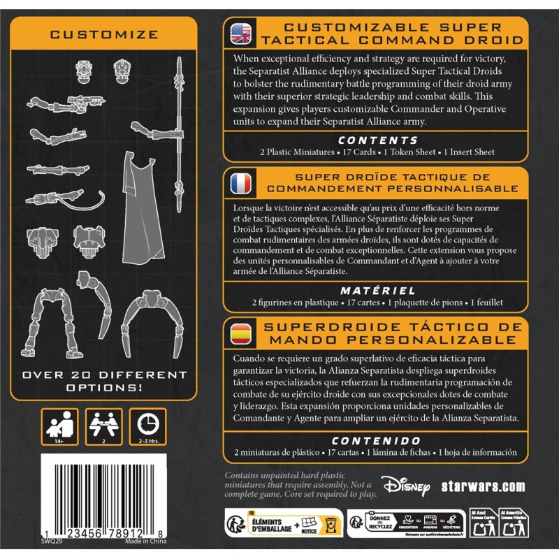 Star Wars Legion 2.0: Customizable Super Tactical Command Droid