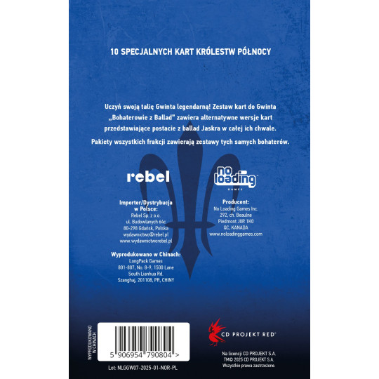Gwint: Legendarni bohaterowie z ballad - Królestwa Północy