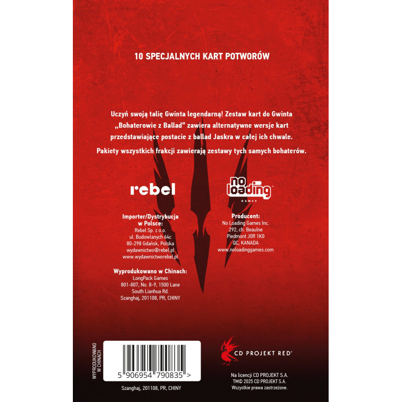 Gwint: Legendarni bohaterowie z ballad - Potwory
