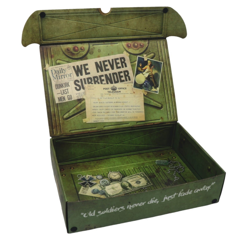 Pudełko magnetyczne Bolt Action  z dodatkową płytką na tylnej ściance