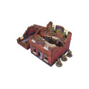 WW2 Ostfront Stalingrad Small House (with garage) (3) (28mm) PREPAINTED