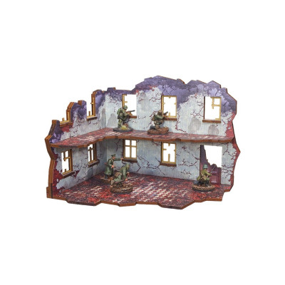 WW2 Ostfront Stalingrad Univermag Right (1) (28mm) PREPAINTED